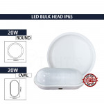 Led Bulk Head Lamp IP65 20W Round/Oval White Day Light#Ceiling Lamp#Wall Lamp#Lampu Siling#Lampu Dinding#灯