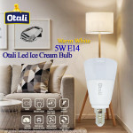 Otali Led Ice Cream Bulb 5W E14 Warm White#Led Bulb#Corn Bulb#E14 Bulb#Mentol Lampu#电灯泡
