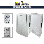 FFL Door Bell Wired FF-802/FF-805F White#Mechanical Striking#Home#Chimes Switch Ding Dong#Pintu Loceng Wiring#门铃