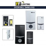 FFL Door Bell Wireless F-059/F-058 Black/White#Mechanical Striking#Home#Chimes Switch Ding Dong#Pintu Loceng Wiring#门铃