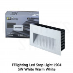 FFL Led Step Light L904 5W Black/White Warm White#FF Lighting#Wall Recessed#Indoor Stairs Lamp#Ground Footlight#Lampu#梯灯