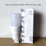 Otali Led Rocket Bulb 10W G24 Day Light/Warm White#Stick Bulb#Led Bulb#G24 Bulb#Mentol Lampu#电灯泡