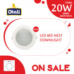 [Special Sales] Otali Led Bee Nest Downlight 20W Warm White X2pcs#Led Downlight#Ceiling Light#Eyeball#Spotlight#吸顶灯