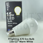 FFL Led A70 Eco Bulb 15W E27 Day Light/Warm White#FF Lighting#E27 Bulb#A70 Led Bulb#Led Bulb#Mentol#电灯泡