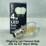 FFL Led Filament Bulb G45 4W E27 Warm White#FF Lighting#E27 Bulb#Edison Bulb#Candle Bulb#Vintage Light#Mentol#电灯泡