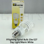 FFL Spiral Bulb 23W E27 Day Light/Warm White#FF Lighting#E27 Bulb#Spiral Light#PLCE#Tornado Bulb#Energy Saving#Mentol#电灯泡