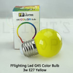 FFL Led Colour Bulb 3W E27 Day Light/Warm White/Red/Yellow/Green/Blue#FF Lighting#E27 Bulb#Led Bulb#Color Bulb#Mentol#电灯泡