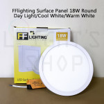 FFL Led Surface Panel Lamp 12W/18W/24W Round Day Light/Cool White/Warm White#FF Lighting#Ceiling Light#Lampu Siling