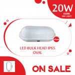 [Special Sales] Led Bulk Head Lamp IP65 20W Oval White Day Light X3pcs#Ceiling Lamp#Wall Lamp#Lampu Siling#Lampu Dinding#灯