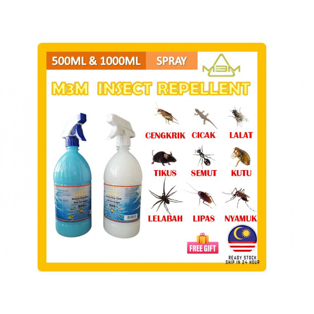 Organic Lemon Grass Insect Repellent 1000ml (Cockroach, Flea, Ant, Mosquito)