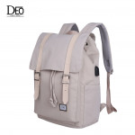 DEO Japan Backpack Bag Jepun Lelaki/Wanita USB Port Pengecasan Disediakan