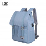 DEO Japan Backpack Bag Jepun Lelaki/Wanita USB Port Pengecasan Disediakan