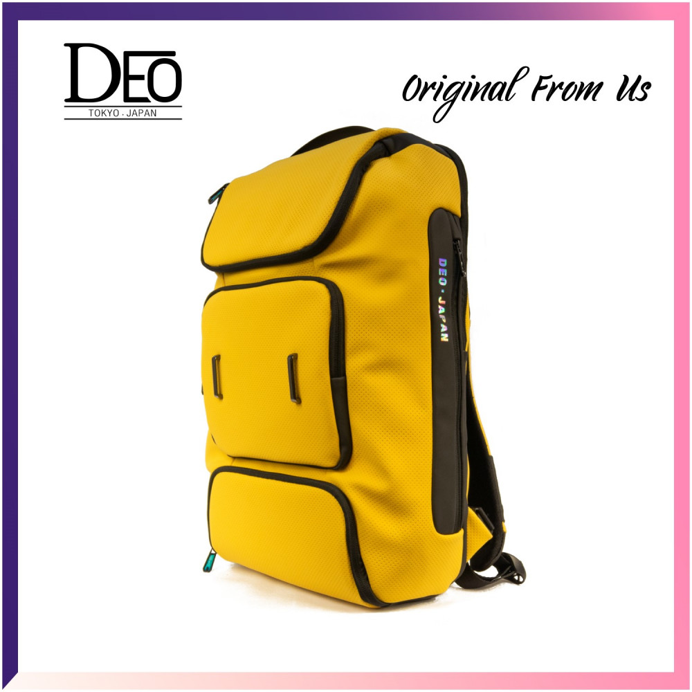 DEO Japan Backpack Bag Jepun Lelaki/Wanita Kulit PU/PVC