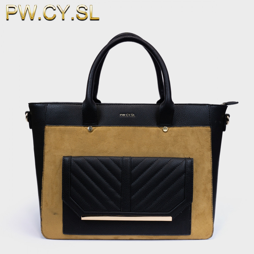 PW.CY.SL Handbag Tote Sling Wanita Kulit PU/PVC