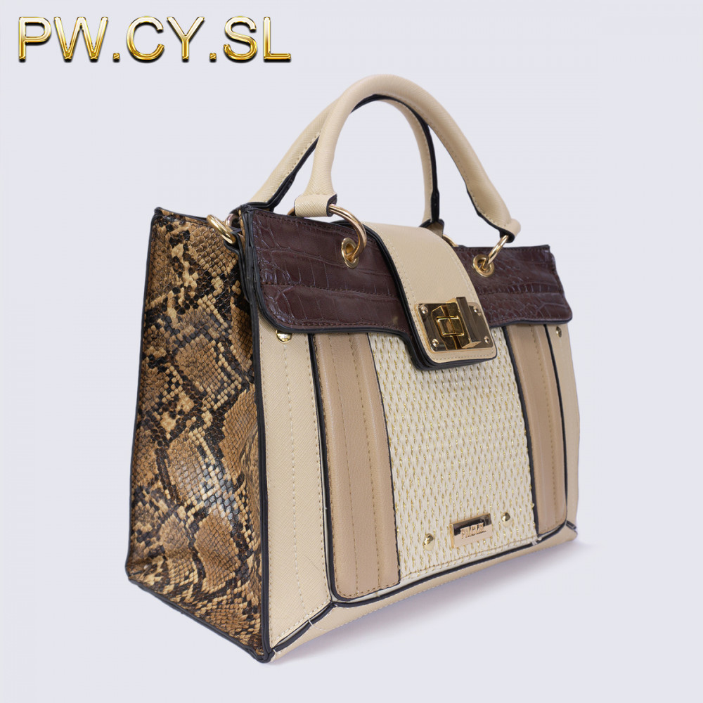 PW.CY.SL Handbag Sling Wanita Reka Bentuk Ular Kulit PU/PVC