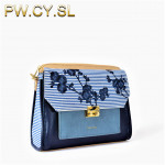 PW.CY.SL Bag Clutch Sling Bunga Kecil Wanita Kulit PU/PVC