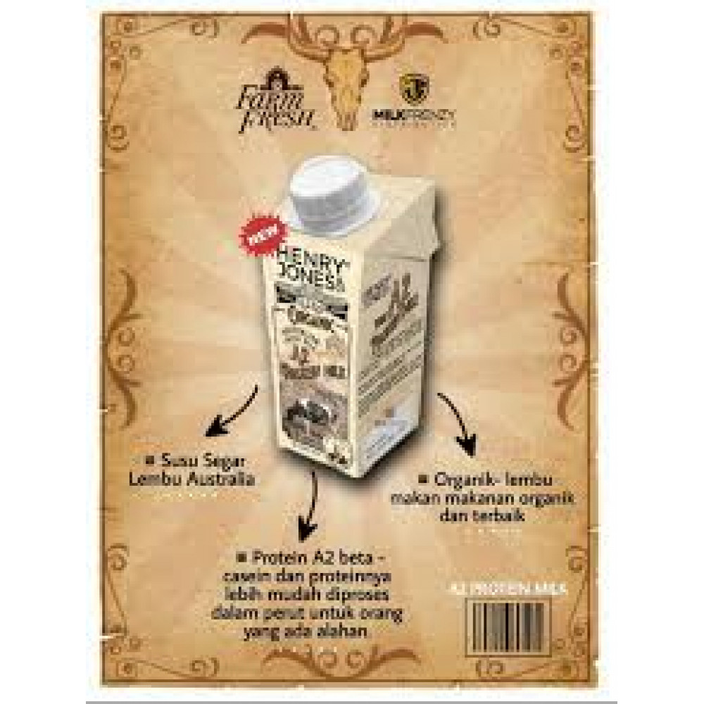 HENRY JONES PROTEIN UHT MILK FARM FRESH 1 CARTON 24 BOTTOL HENRY JONES PROTEIN UHT MILK FARM FRESH 1 CARTON 24 BOTTOL