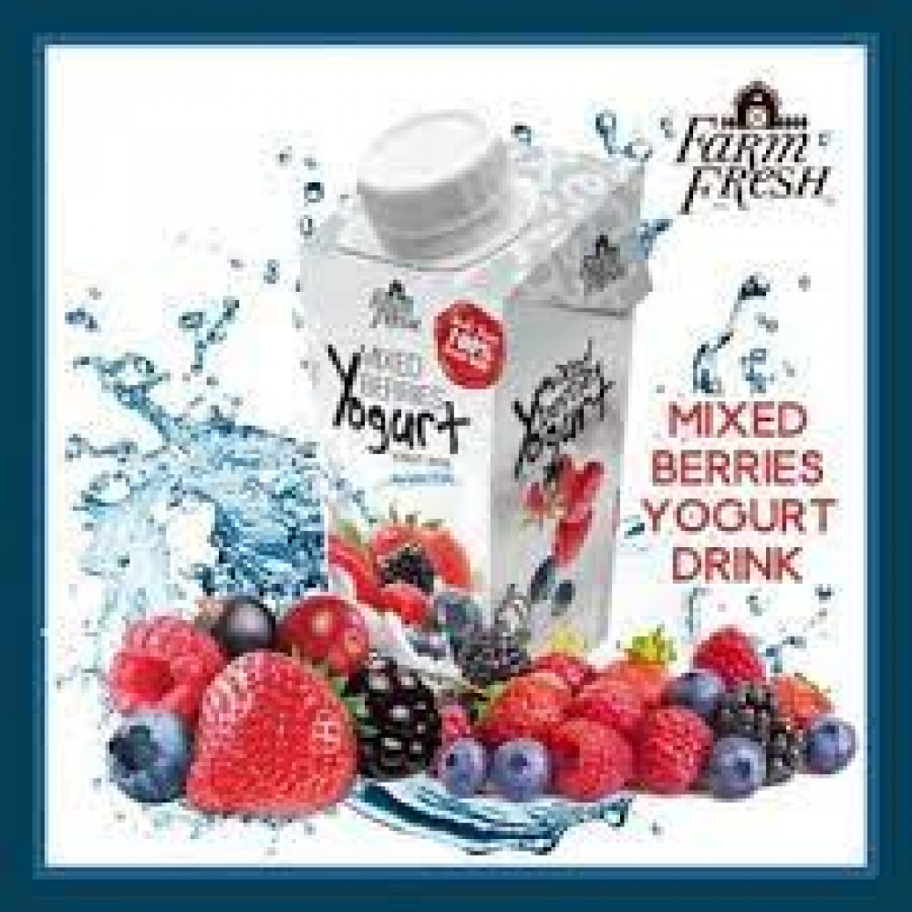 MIX BERRIES YOGURT UHT FARM FRESH MIX BERRIES YOGURT UHT FARM FRESH