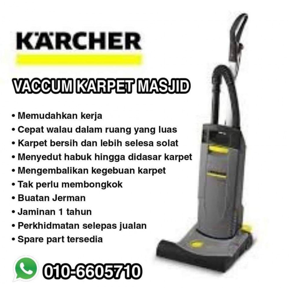 VACUUM MASJID KARCHER CV 38/2 ADV