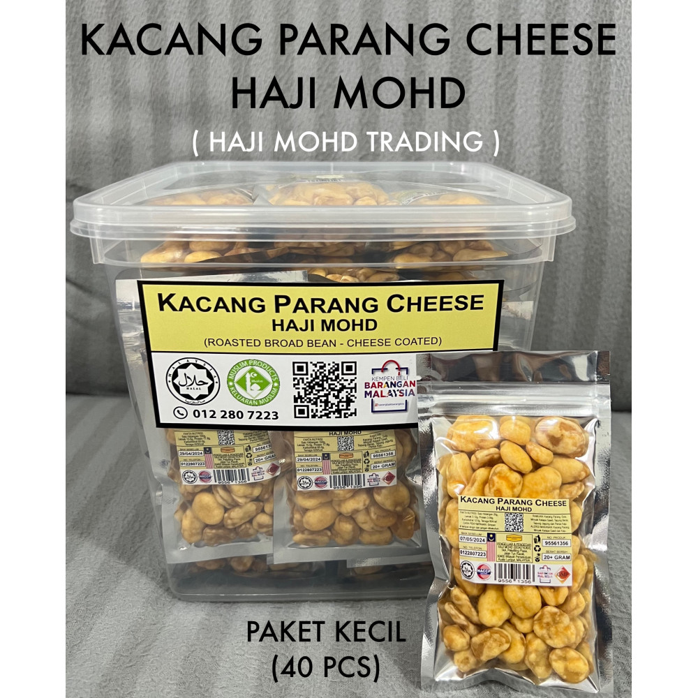 KACANG PARANG CHEESE HAJI MOHD (PAKET KECIL: 40PCS)