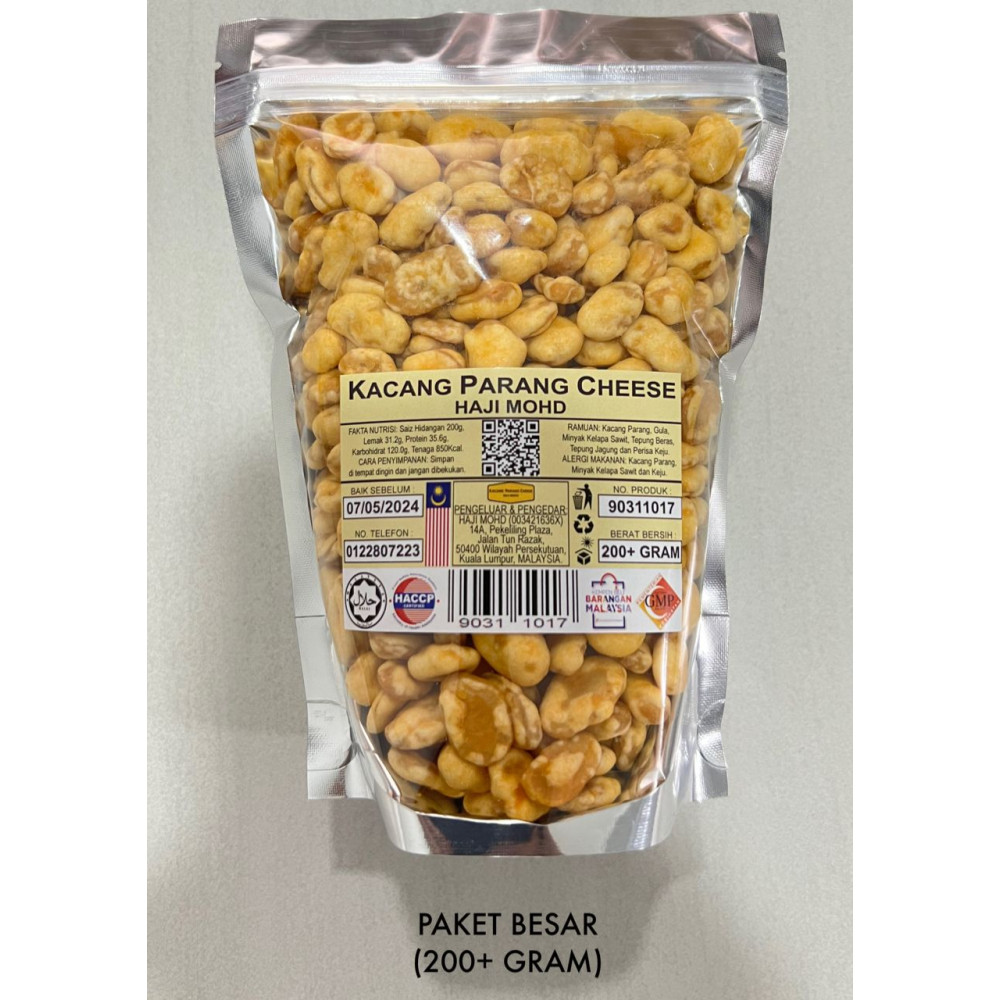 KACANG PARANG CHEESE HAJI MOHD (5 PAKET 200G)