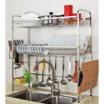 [HK153] 304 Stainless Steel 2 Tier Bowl Dish Rack / Rak Pinggan Mangkuk