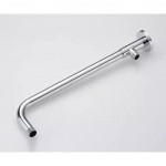 Brass Chrome Shower Arm Head Extension Water Bend Pipe Wall Mounted Shower Base