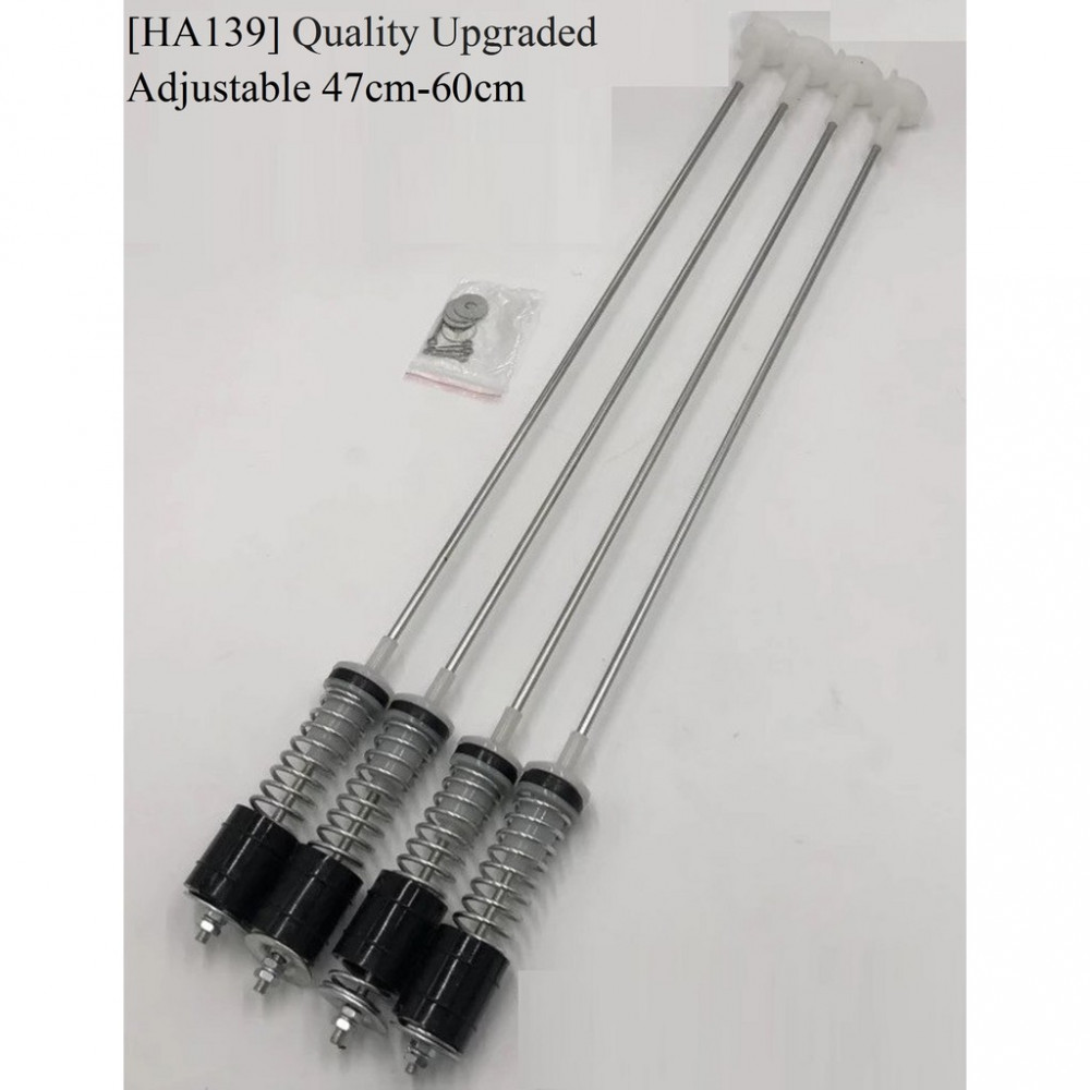 Universal Adjustable Anti-Vibration Washing Machine Suspension Rod Kit