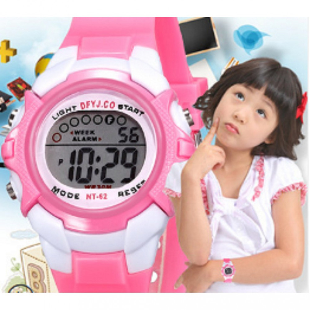 Kids Children Sports Waterproof Digital Watch (Jam Tangan Kanak)