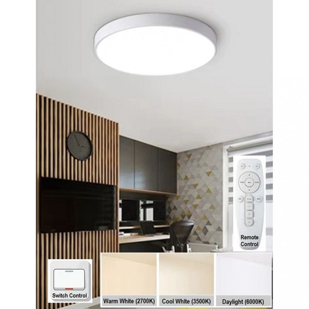 3 color 24W remote Brightness adjustable 40CM LED Ceiling Light Downlight