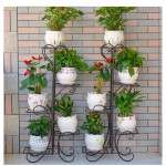 Five Layers Multi Storey Outdoor Indoor Pot Plants Stand Garden Flower Rack