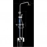 [HB283] Luxury Bath Rain Shower Exposed Shower Set For Water Heater / Round