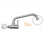 [HK516] 304 Stainless Steel Swivel Kitchen Basin / Sink Faucet Water Tap