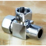 [HB862] Faucet Water Tap Brass Chrome TEE Adaptor Converter Bathroom Accessories