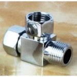 [HB862] Faucet Water Tap Brass Chrome TEE Adaptor Converter Bathroom Accessories