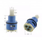 [HK842] 22mm Faucet Water Tap Diverter Valve Ceramic Stem Disc Cartridge