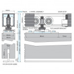 [HD311] St Guchi SG2200 Sliding & Folding Door Window Gear Hanging Roller