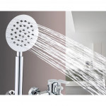 [HB2657] Rainfall Pressurized Handheld Bathroom 6” Round Shower Head Set