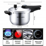 [HK311] Stainless Steel 304 Food Grade Pressure Cooker 20cm 22cm 24cm