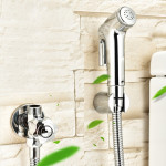 [HB6112] Handheld Shower Head Douche Faucet Toilet Bidet Spray Wash Holder Set