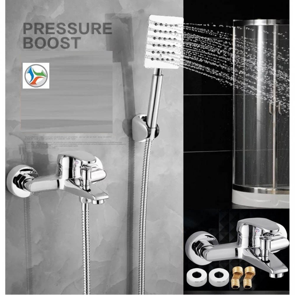 [HB152] Classic Bath Rain Shower Exposed Shower Set For Water Heater / Square