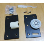 [HD227] 1 set Aluminium Sliding Door Window Single Roller Nylon Pulley Wheel