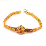 [PT236] Luxury Alluvial Gold Charm Bracelet Jewelry / Rantai Tangan Emas