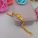 [PT236] Luxury Alluvial Gold Charm Bracelet Jewelry / Rantai Tangan Emas