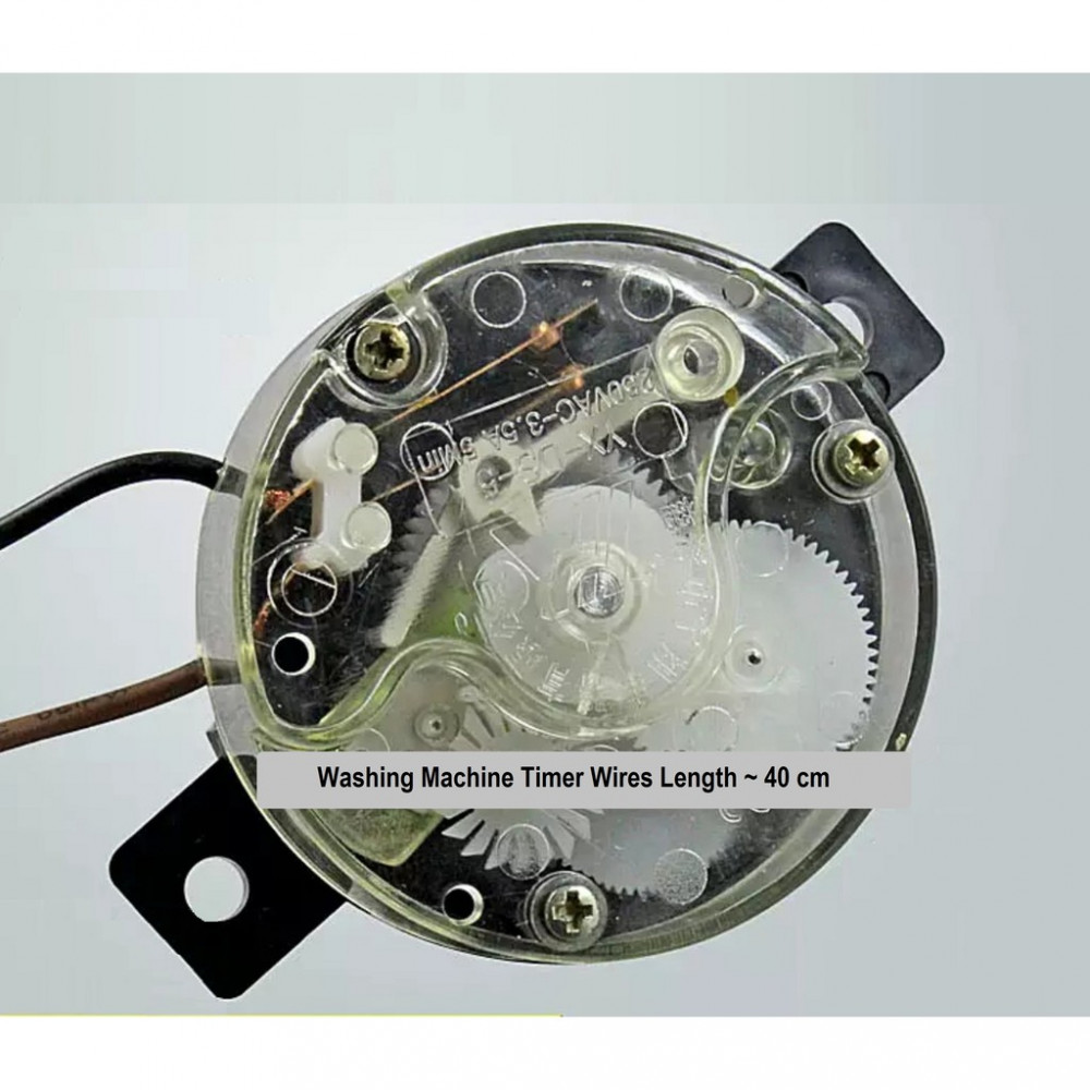 Washing Machine Spin Wash Timer 2 Wires Shaft Length 20mm