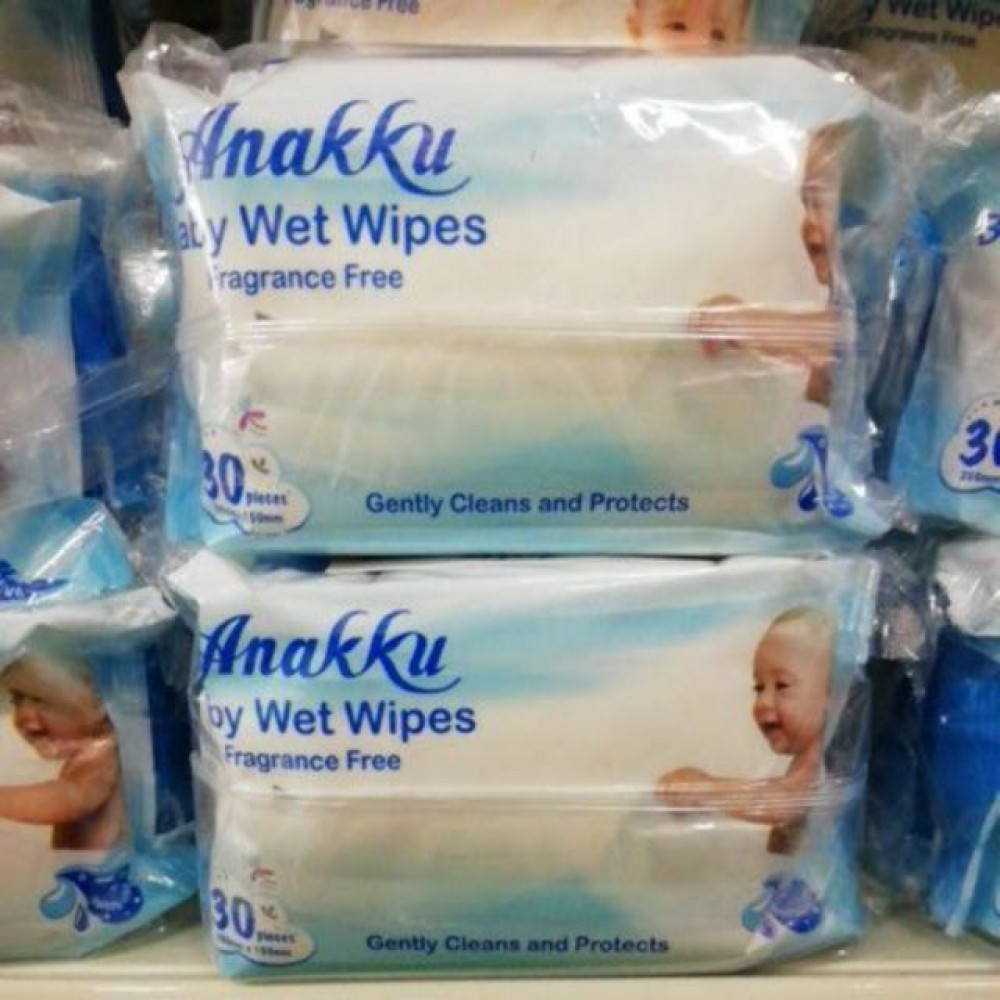 ANAKKU BABY WIPES FRAGRANCE FREE 30s (SINGLE/TWIN PACK) ANAKKU BABY WIPES FRAGRANCE FREE 30s (SINGLE/TWIN PACK)