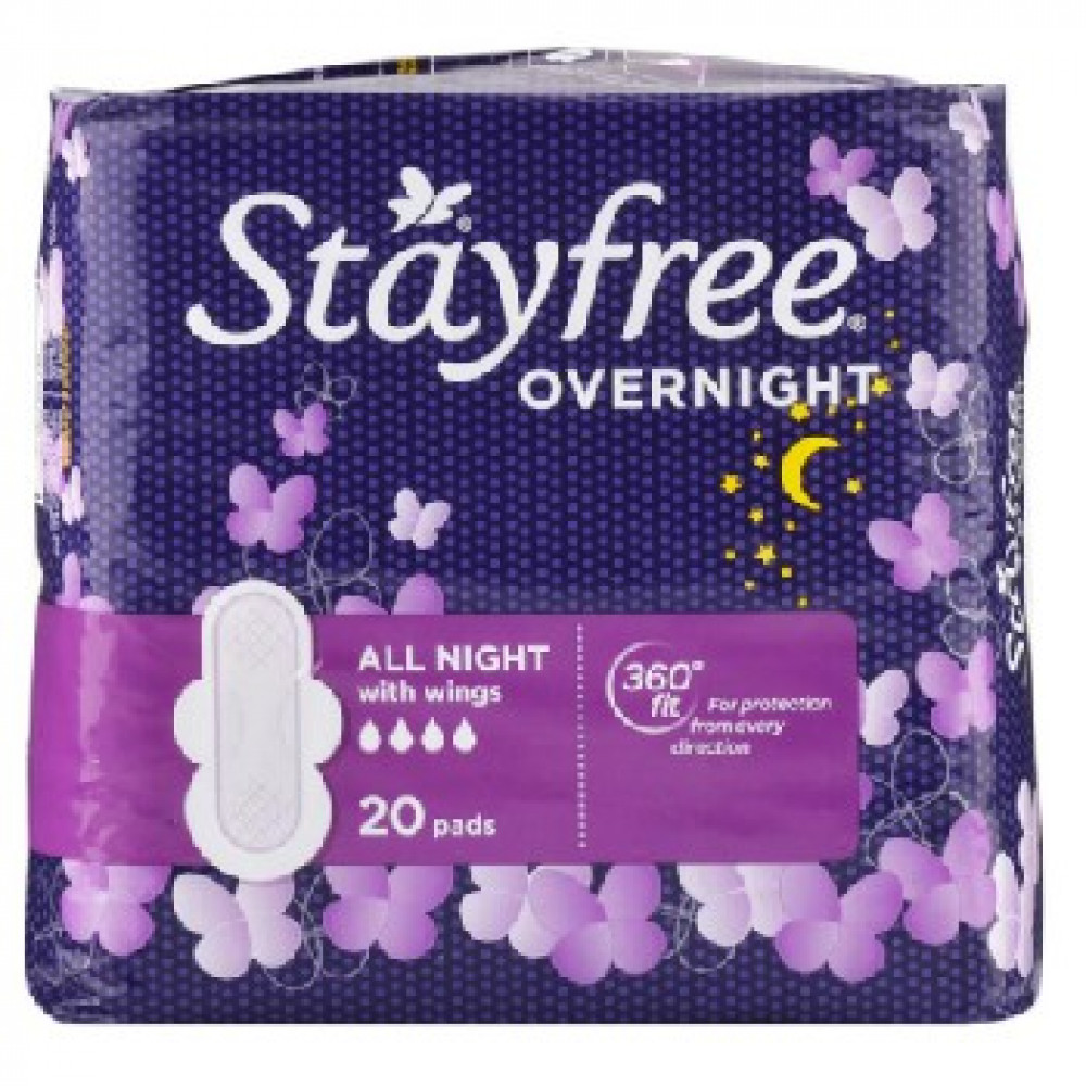 STAYFREE OVERNIGHT WINGS 20s STAYFREE OVERNIGHT WINGS 20s