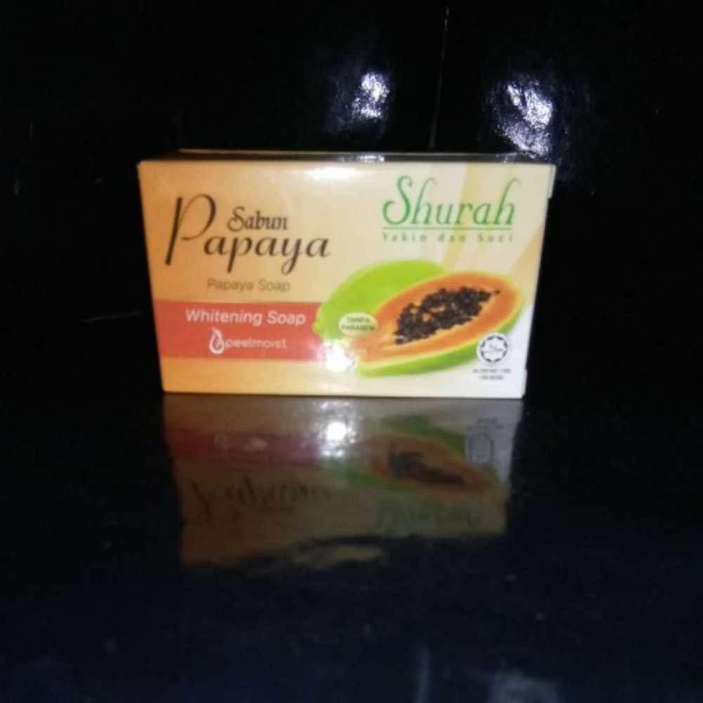 SHURAH SABUN PAPAYA 90G SHURAH SABUN PAPAYA 90G