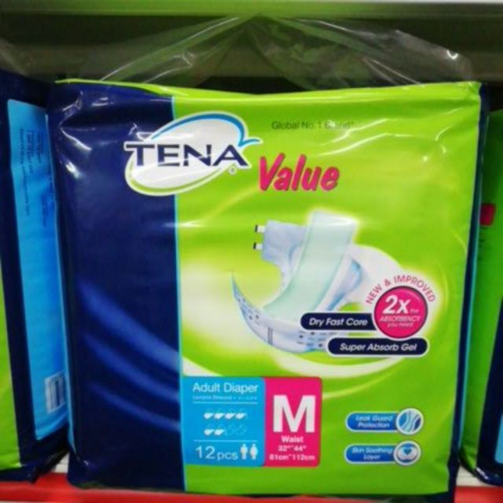 TENA VALUE ADULT DIAPER M12/L10 TENA VALUE ADULT DIAPER M12/L10