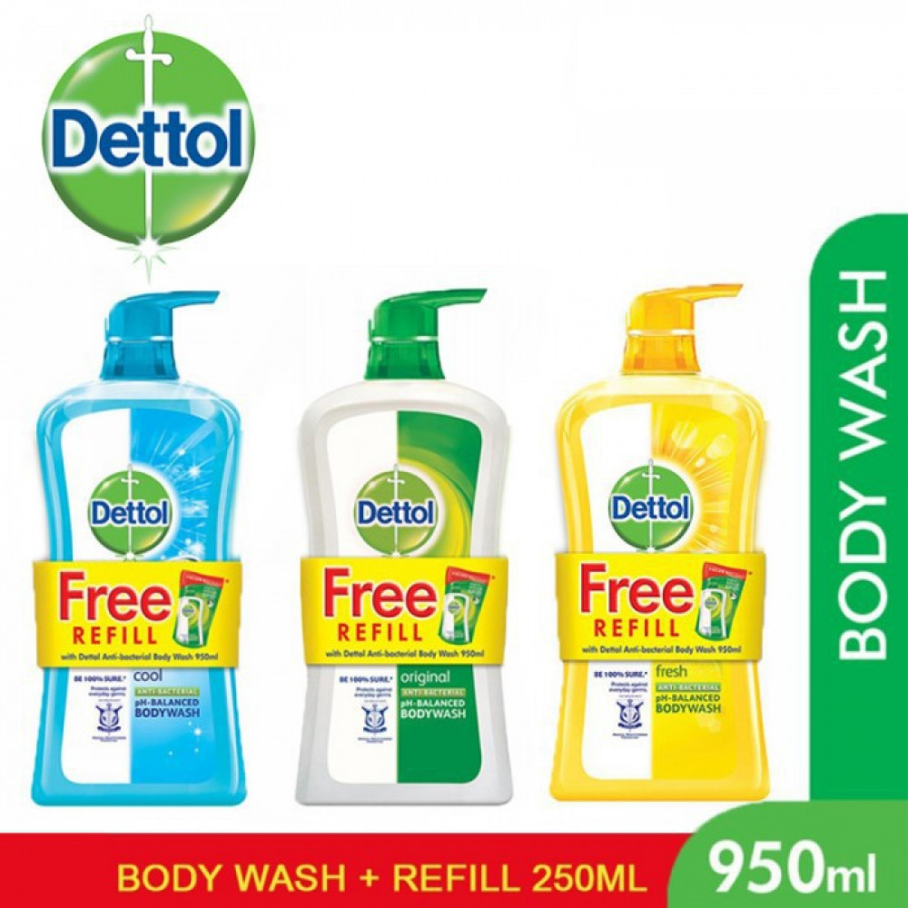 dettol profresh 950ml foc 250ml refill dettol profresh 950ml foc 250ml refill